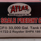 Atlas 1722-2 HO Scale Royster SHPX ACF 33,000 Gallon Tank Car #18672 EX/Box