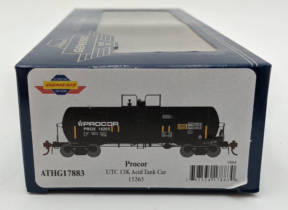Athearn G17883 HO Scale PROCOR 13,600-Gallon Acid Tank #15265 LN/Box