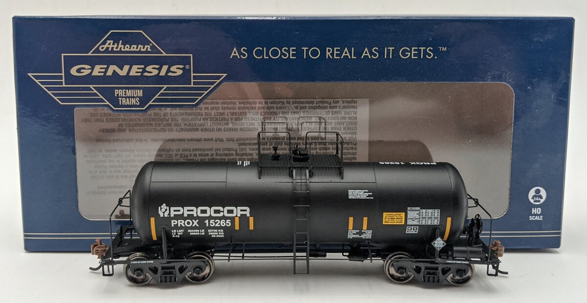 Athearn G17883 HO Scale PROCOR 13,600-Gallon Acid Tank #15265 LN/Box