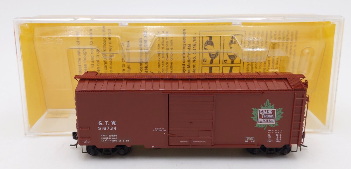 Kadee 5211 HO Grand Trunk Western 40' PS-1 Boxcar #516734 LN/Box