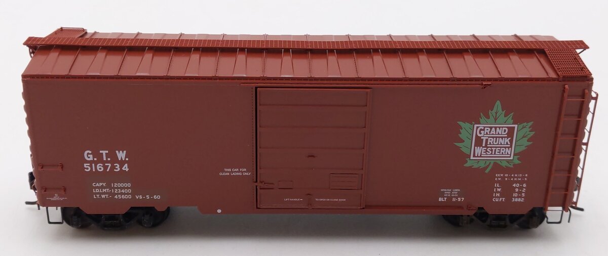 Kadee 5211 HO Grand Trunk Western 40' PS-1 Boxcar #516734 LN/Box