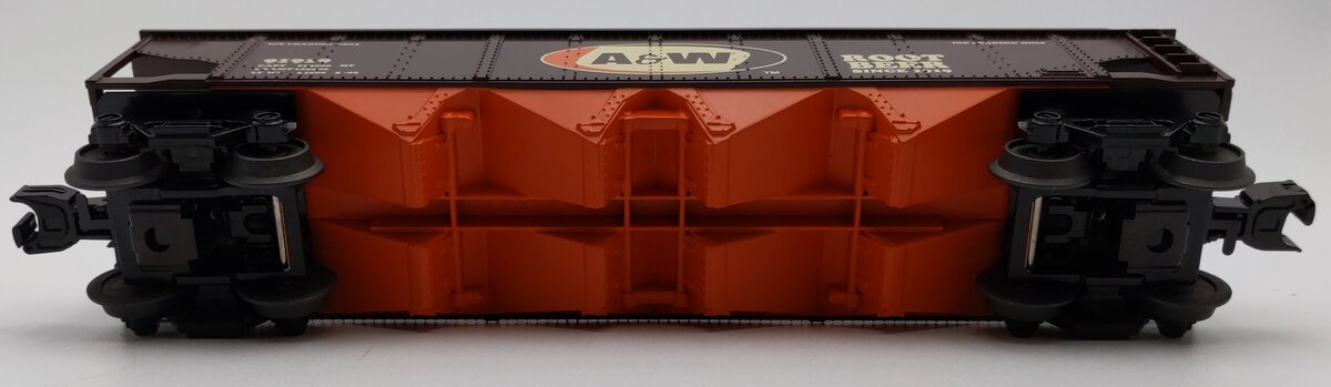 MTH 30-7048C O A&W Rootbeer 4-Bay Hopper w/ Ice Load #91919 LN/Box