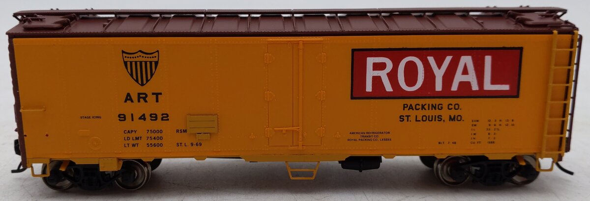 InterMountain 45534-06 HO Scale ART Refrigerator Car #91492 EX/Box