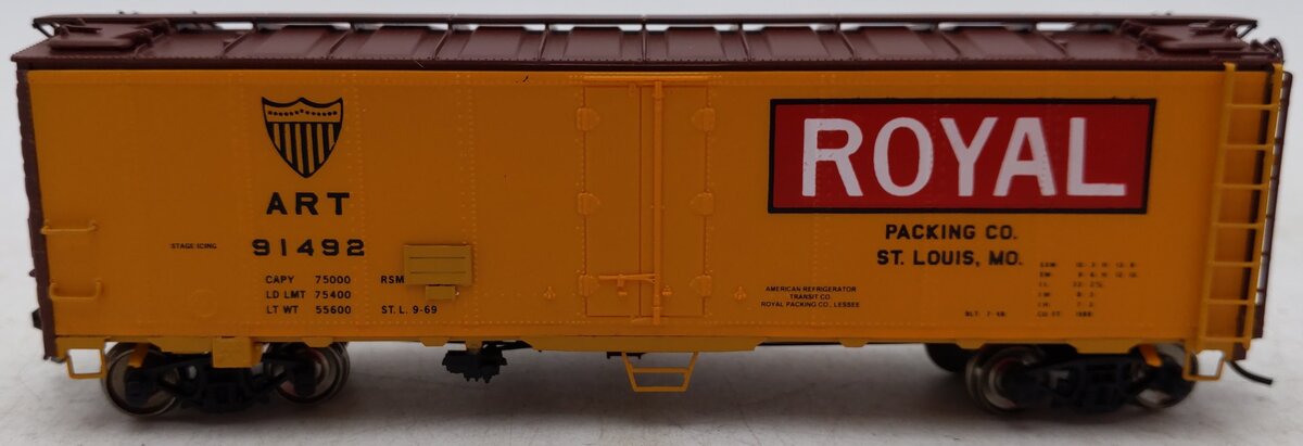 InterMountain 45534-06 HO Scale ART Refrigerator Car #91492 EX/Box