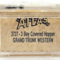Atlas 3727 N Scale Grand Trunk Western 3-Bay Covered Hopper #113873 LN/Box