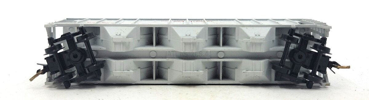 Atlas 3727 N Scale Grand Trunk Western 3-Bay Covered Hopper #113873 LN/Box