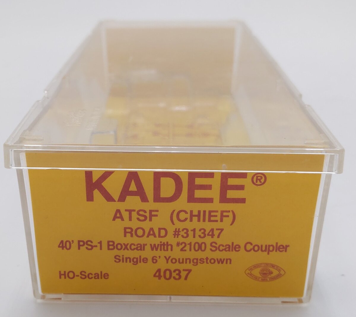 Kadee 4037 HO Scale ATSF 40' PS-1 Boxcar #31347 LN/Box
