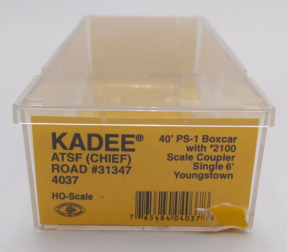 Kadee 4037 HO Scale ATSF 40' PS-1 Boxcar #31347 LN/Box
