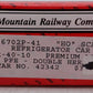 InterMountain 46702P-41 HO Scale Pacific Fruit Express R-40-10 Reefer Car #42342 EX/Box
