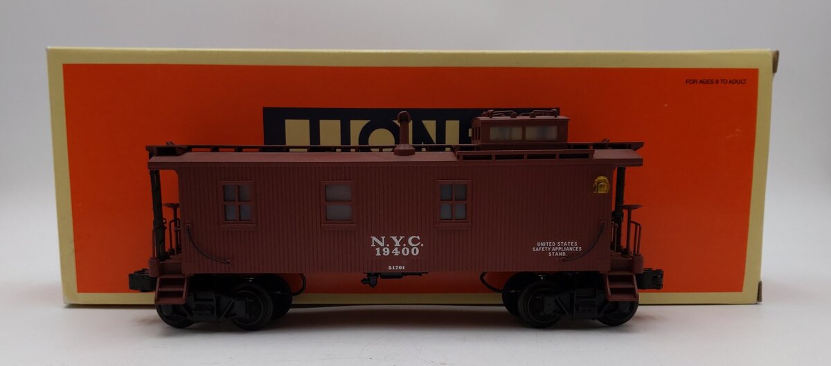 Lionel 6-51701 O Gauge New York Central Semi-Scale Caboose #19400 LN/Box