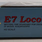 Proto 2000 21057 HO Scale Boston & Maine E7 Diesel Locomotive #3813 VG/Box