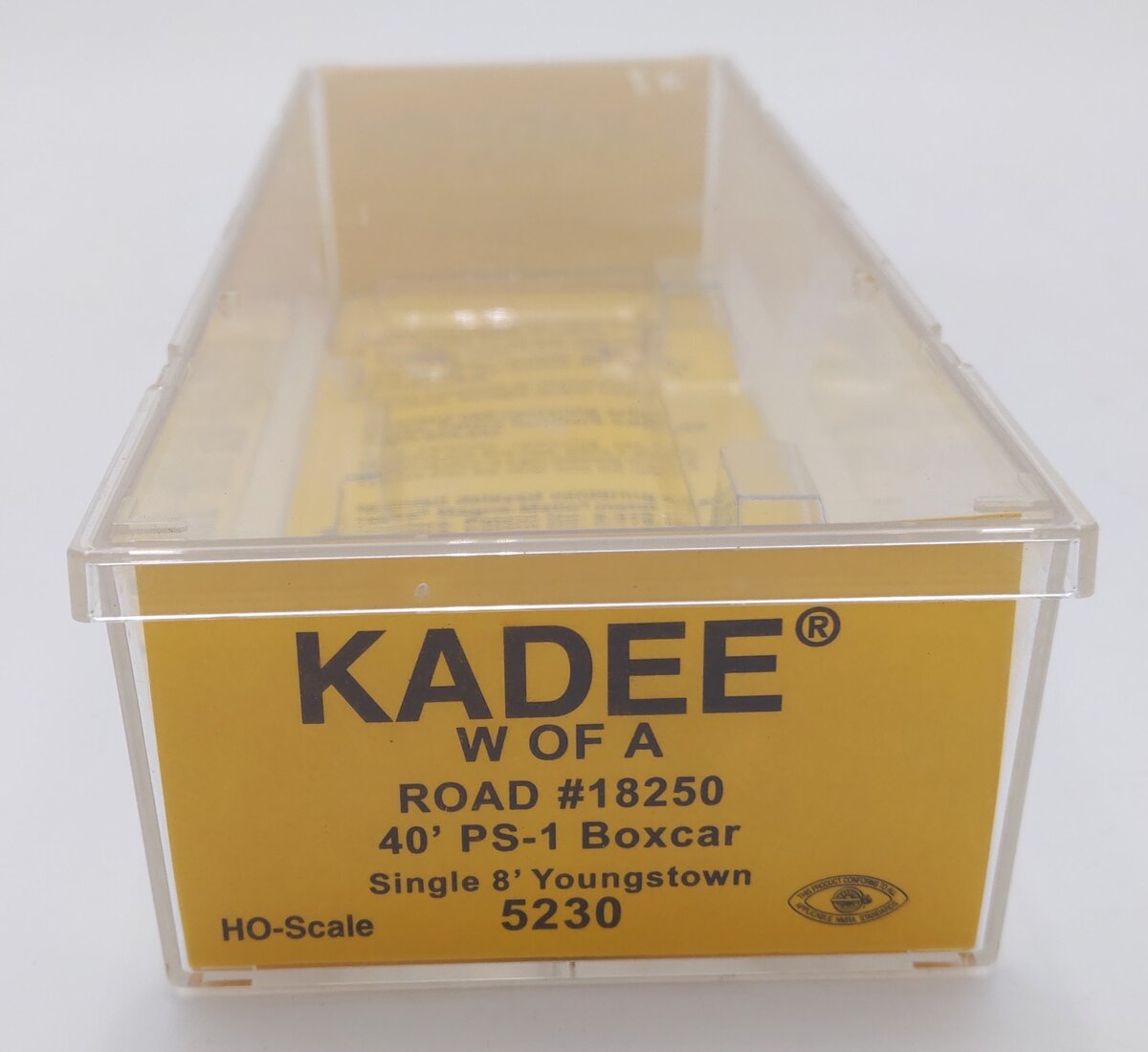 Kadee 5230 HO Western of Alabama 40' PS-1 Boxcar #18250 LN/Box