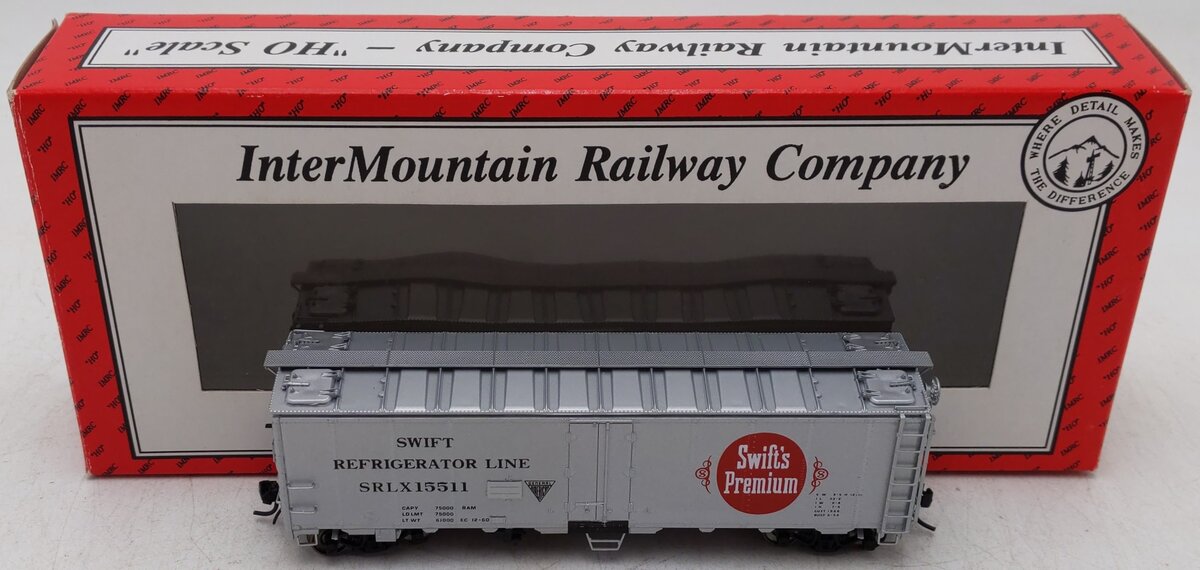 InterMountain 45527-09 HO Scale Northern Pacific Reefer Car #15511 EX/Box