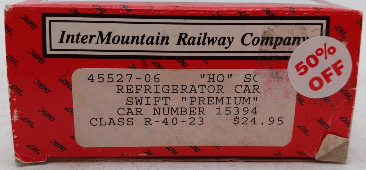 InterMountain 45527-06 HO Scale Northern Pacific Reefer Car #15394 LN/Box
