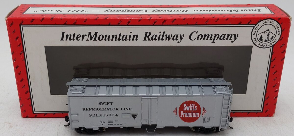 InterMountain 45527-06 HO Scale Northern Pacific Reefer Car #15394 LN/Box