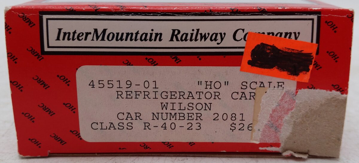 InterMountain 45519-01 HO Scale Wilson Reefer Car #2081 EX/Box