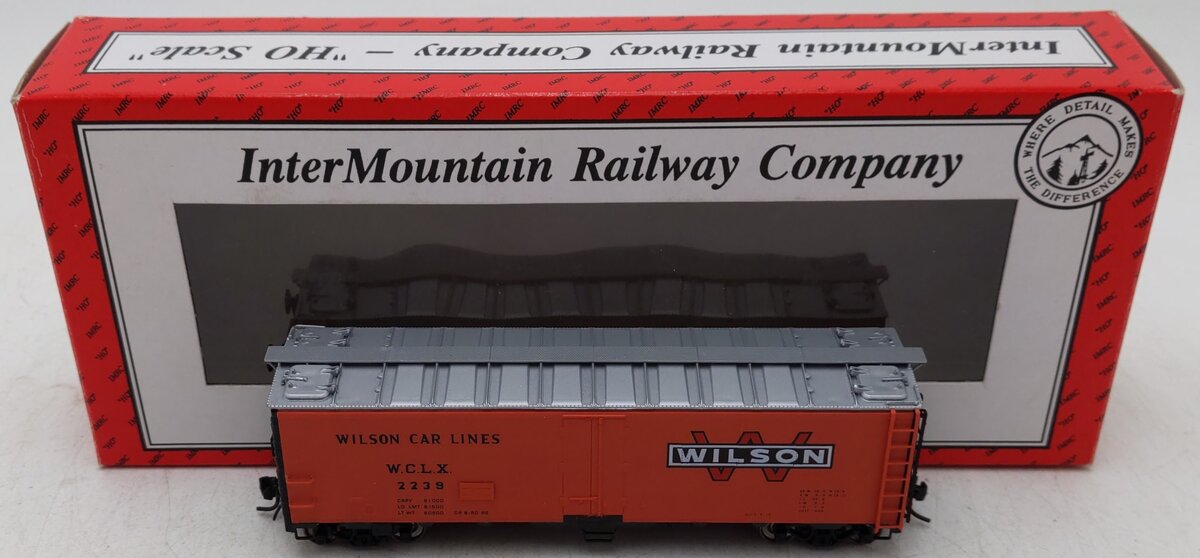 InterMountain 45519-02 45519-10 HO Scale Wilson Reefer Car #2239 EX/Box
