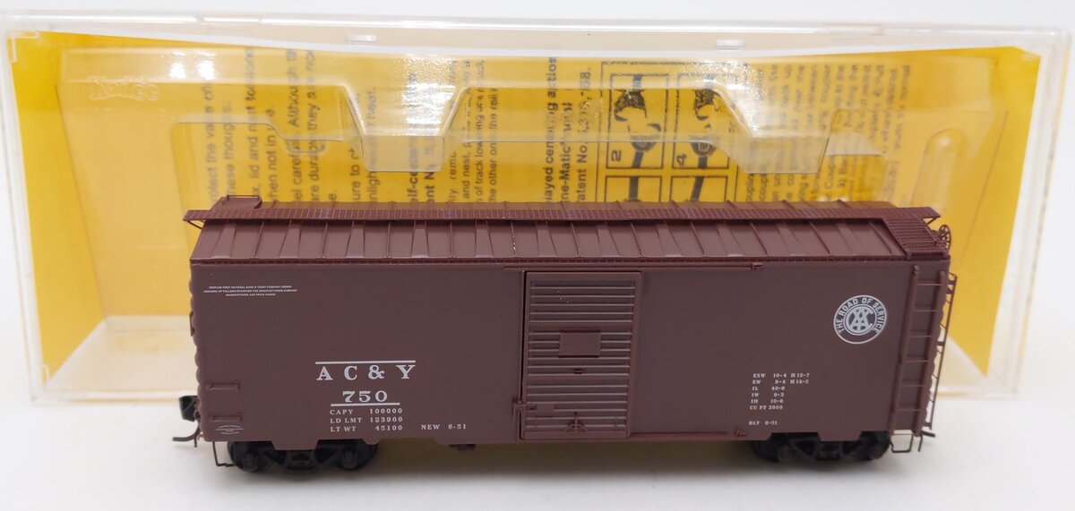 Kadee 4002 HO Scale Akron, Canton & Youngstown 40' PS-1 Boxcar #750 LN/Box