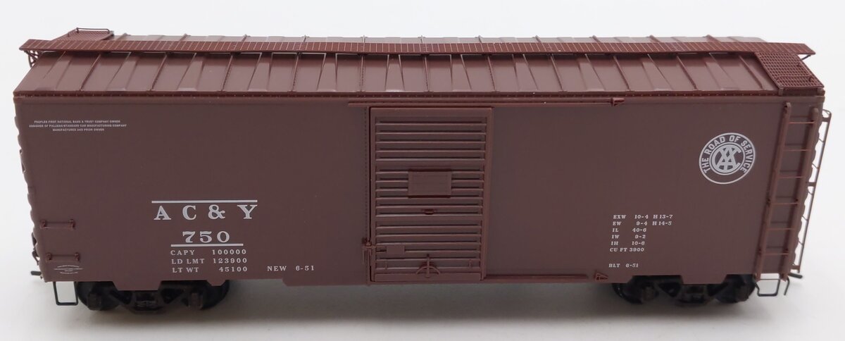 Kadee 4002 HO Scale Akron, Canton & Youngstown 40' PS-1 Boxcar #750 LN/Box