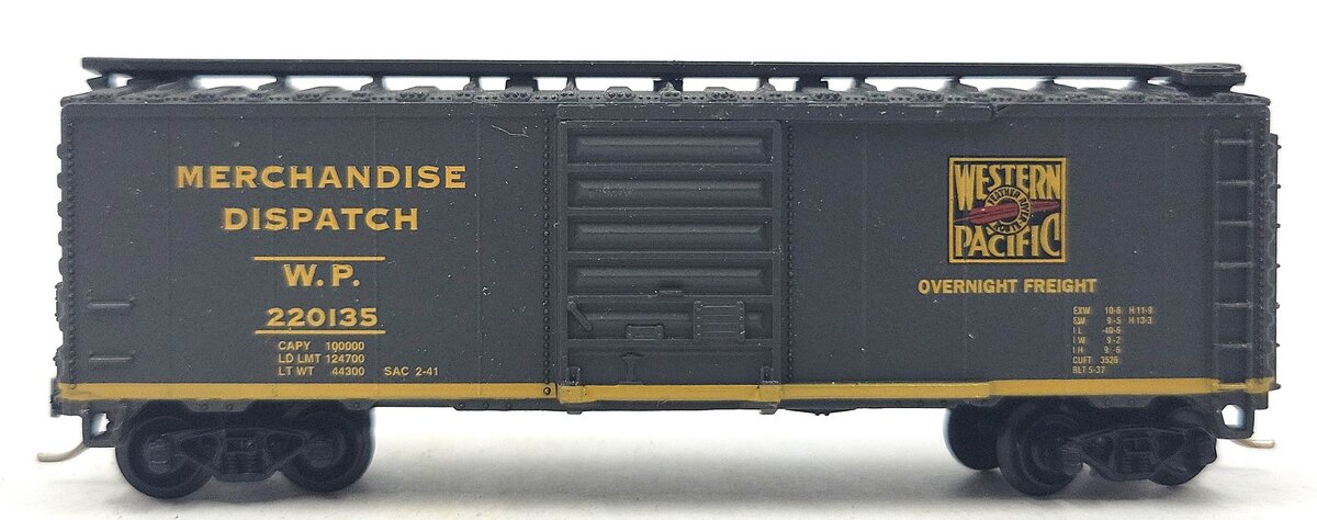 Aztec 2016-17 N Scale Western Pacific "Merchandise Dispatch" Box Car #220135 LN/Box
