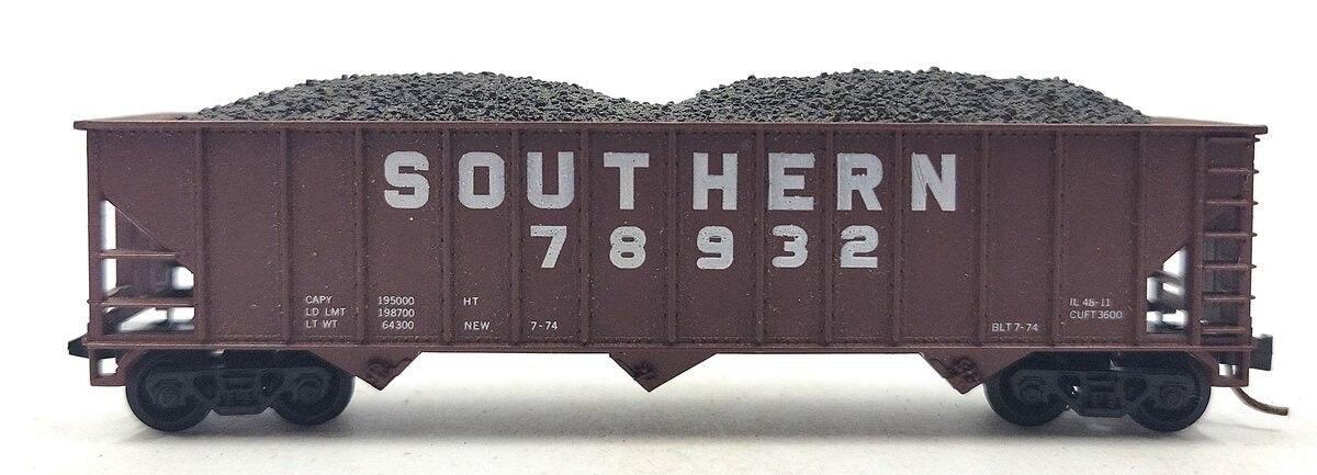 Atlas 3272 N Scale Southern 90 Ton Hopper Car #78932 EX