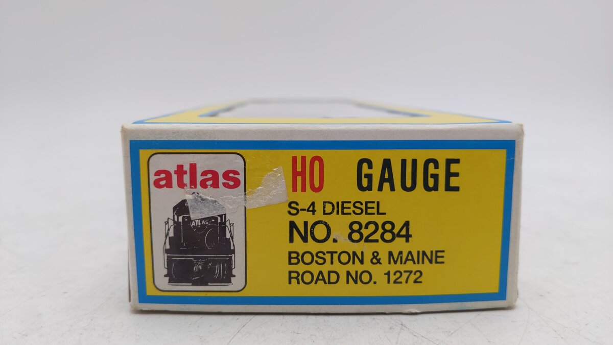 Atlas 8284 HO Boston & Maine S-4 Diesel Locomotive #1272 EX/Box