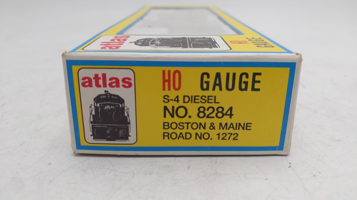Atlas 8284 HO Boston & Maine S-4 Diesel Locomotive #1272 EX/Box