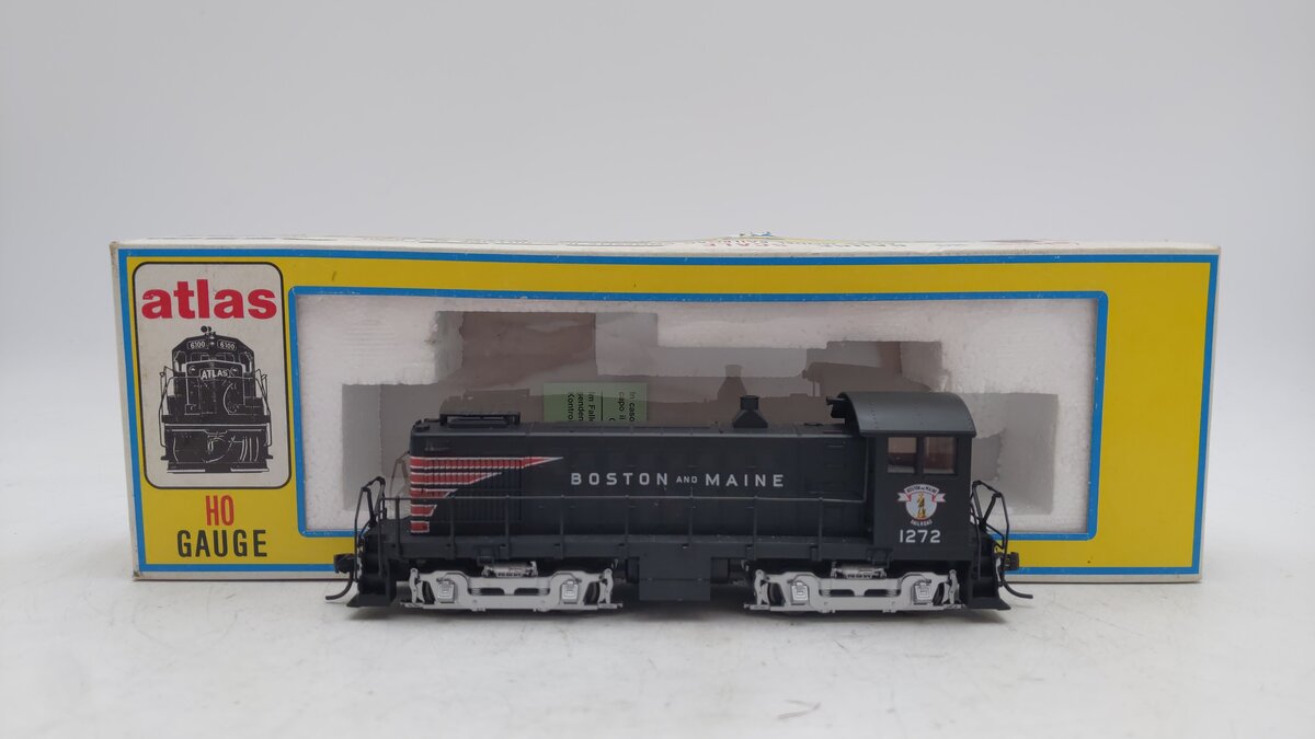 Atlas 8284 HO Boston & Maine S-4 Diesel Locomotive #1272 EX/Box