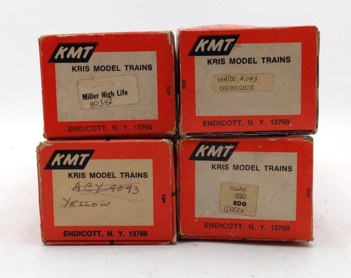 KMT O Scale Assorted Boxcars [5] VG/Box