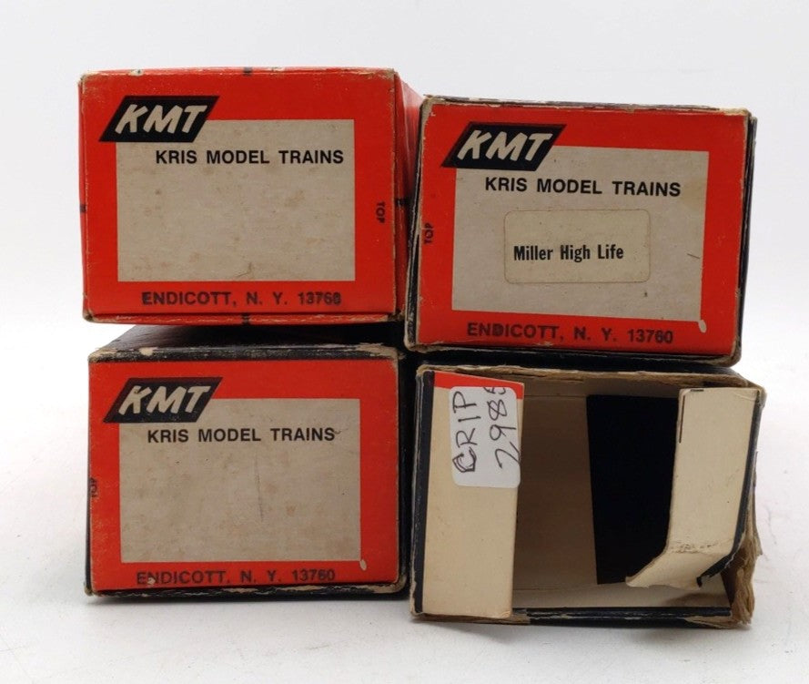 KMT O Scale Assorted Boxcars [5] VG/Box