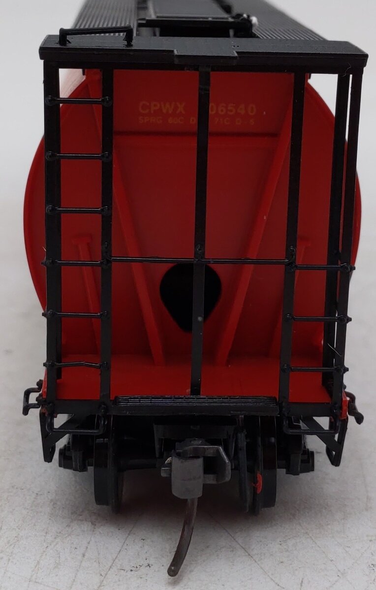 InterMountain 45102-04 HO Scale Red Canadian CNWX Cylindrical Hopper Car #606540 EX/Box
