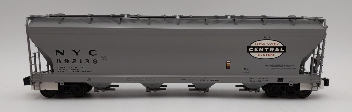 Lionel 6-17181 O Gauge New York Central ACF 4-Bay Hopper #892138 LN/Box