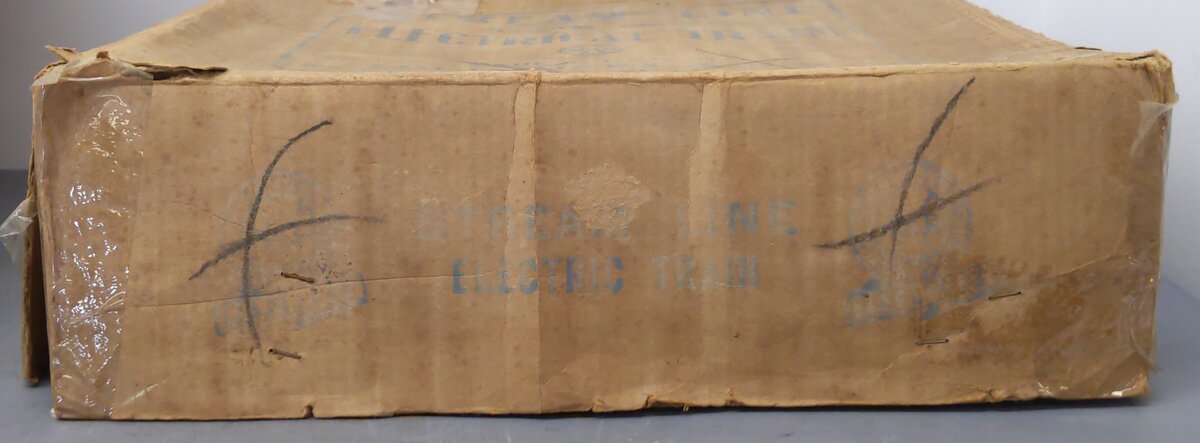 Marx 5029 Prewar Tin Plate Steam Locomotive Freight Train Set VG/Box
