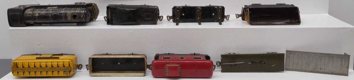 Marx 5029 Prewar Tin Plate Steam Locomotive Freight Train Set VG/Box
