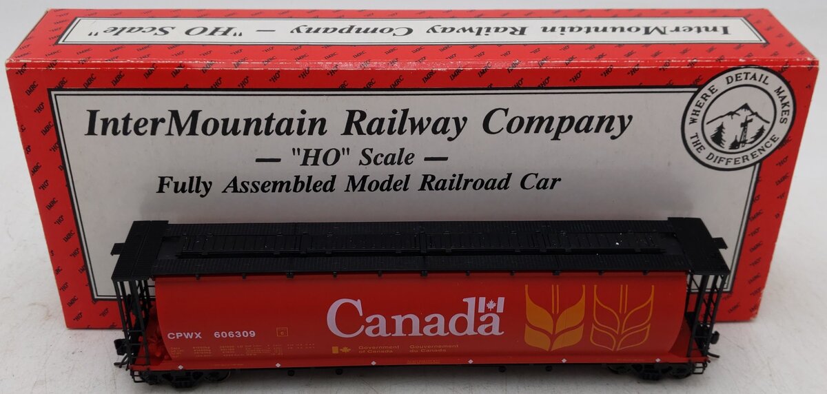 InterMountain 45102-33 HO Canadian Wheat Board Cylindrical Hopper #606309 EX/Box