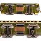 Lionel 337/338 Vintage Standard Gauge Olive Green Pullman And Observation Cars VG