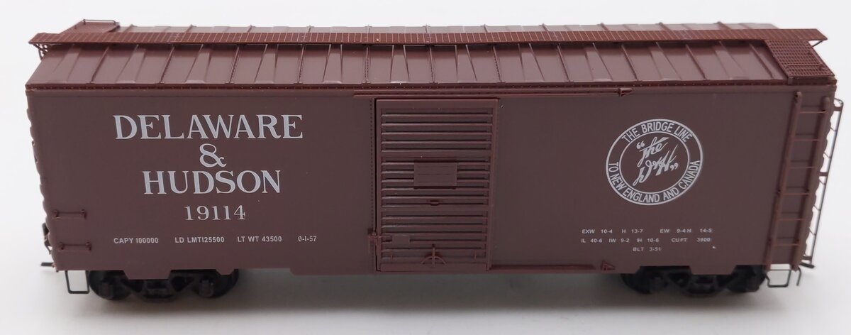 Kadee 4004 HO Scale Delaware & Hudson 40' PS-1 Standard Boxcar #19114 LN/Box
