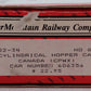 InterMountain 45102-34 HO CPWX Cylindrical Hopper Car #606356 EX/Box
