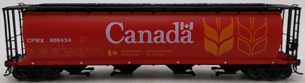 InterMountain 45102-35 HO CPWX Cylindrical Hopper Car #606434 EX/Box