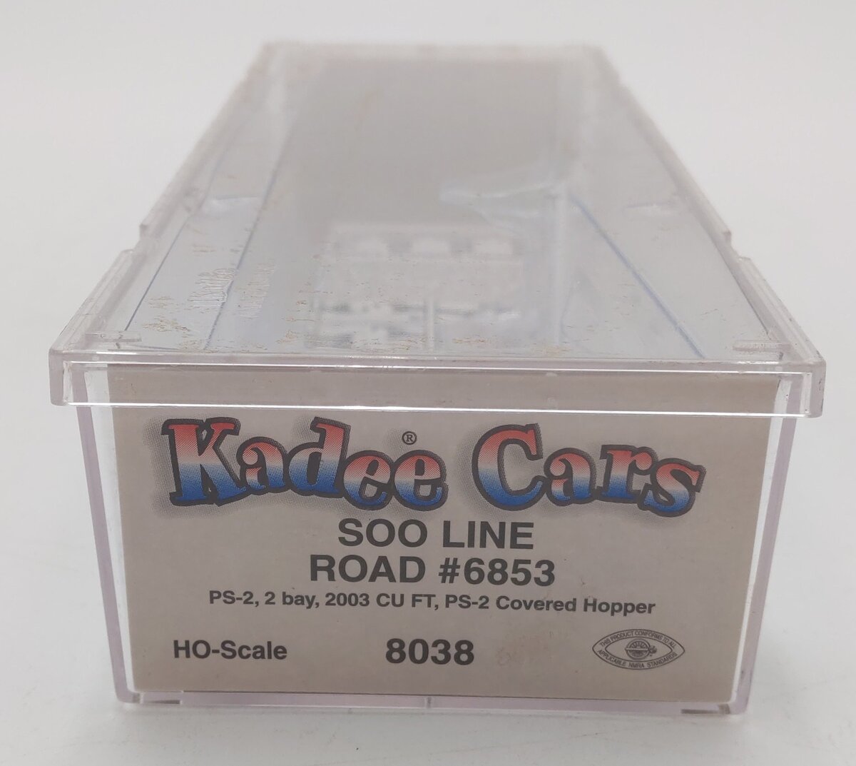 Kadee 8038 HO Scale SOO Line PS-2 2-Bay Covered Hopper #6853 LN/Box