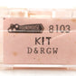 Roundhouse 8103 N Denver & Rio Grande Western Thrall Coal Gondola #56990 LN/Box