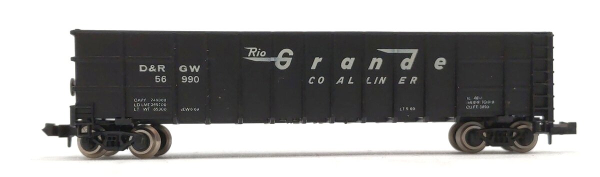 Roundhouse 8103 N Denver & Rio Grande Western Thrall Coal Gondola #56990 LN/Box