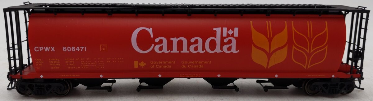 InterMountain 45102-36 HO CPWX Cylindrical Hopper Car #606471 EX/Box