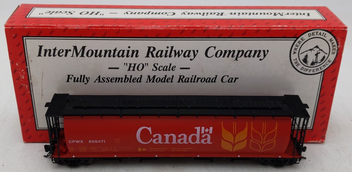 InterMountain 45102-36 HO CPWX Cylindrical Hopper Car #606471 EX/Box