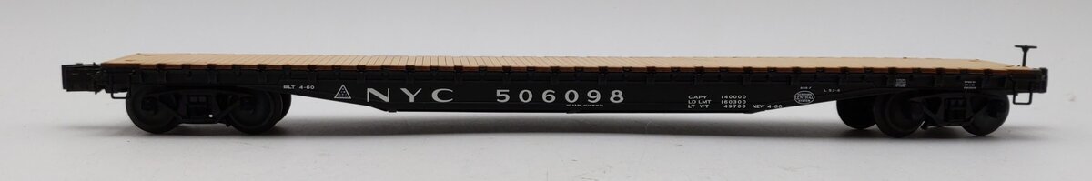 Lionel 6-17575 O Gauge New York Central PS-4 Flatcar with Wooden Deck #506098 LN/Box