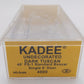 Kadee 4000 HO Scale Undecorated Dark Tuscan 40' PS-1 Standard Boxcar LN/Box