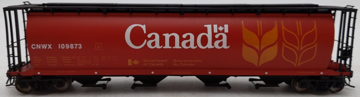 InterMountain 45101-69 HO Scale Red Canadian CNWX Cylindrical Hopper Car #109873 LN/Box