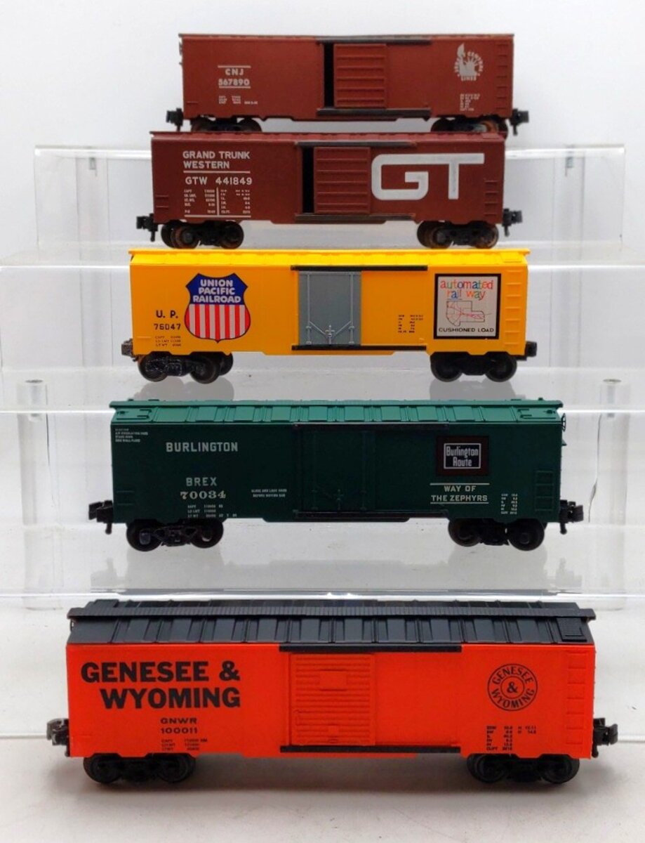 KMT O Scale Assorted Boxcars [5] VG/Box