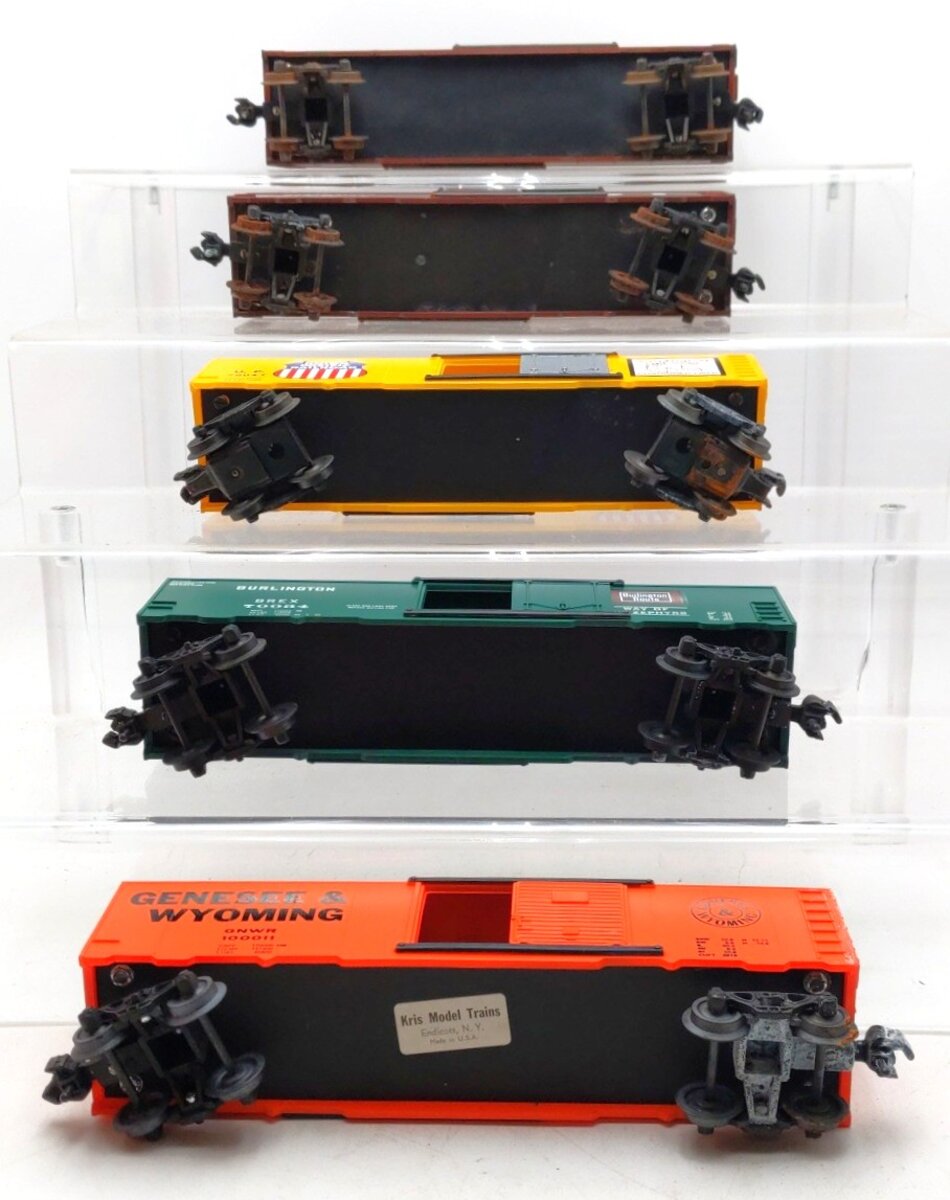 KMT O Scale Assorted Boxcars [5] VG/Box