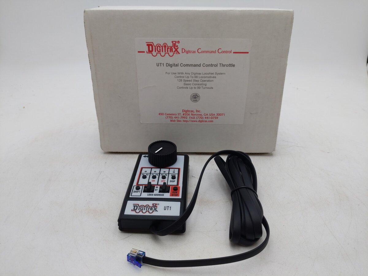 Digitrax UT1 Digital Command Control Throttle EX/Box